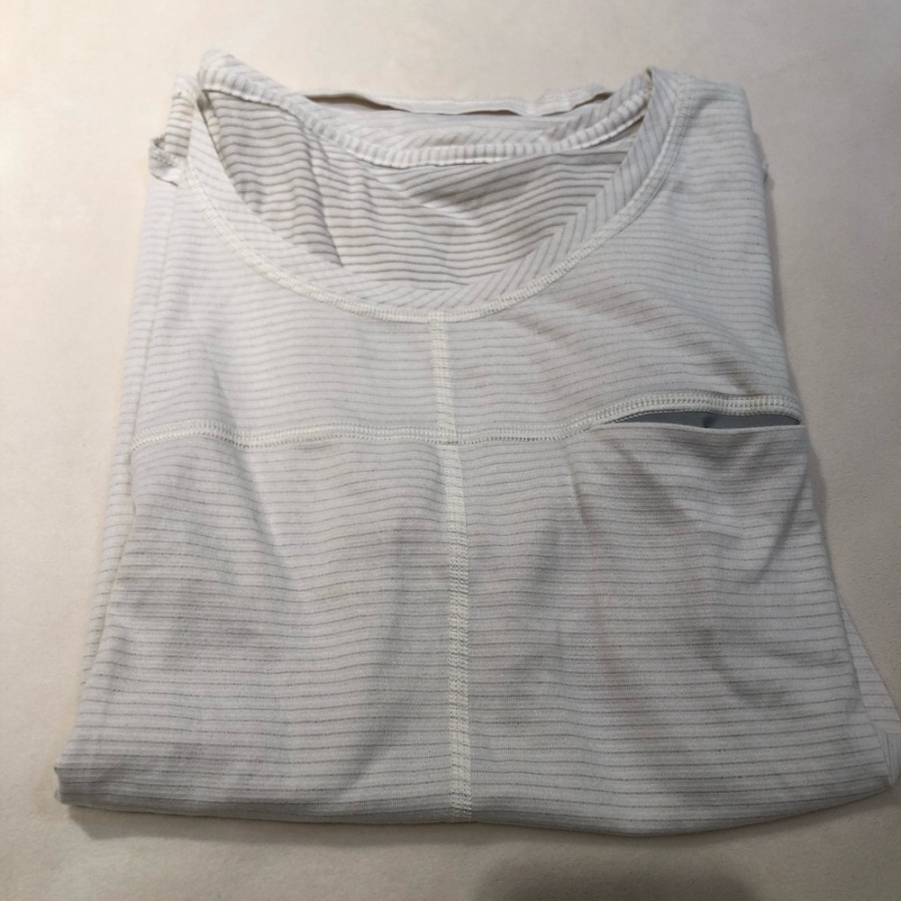 Lululemon Off-White Short Sleeve T-Shirt